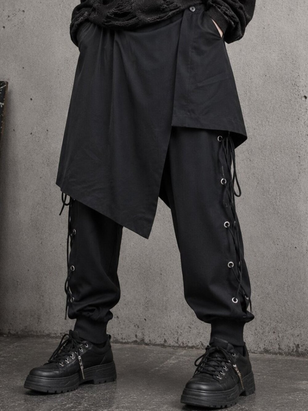 NEW RESHAM Punk Goth Detachable Harem Pants -UNISEX